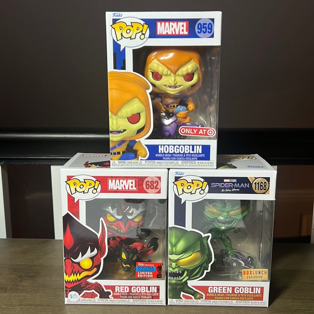 Funko POP! Lot of 3. “The Goblins”